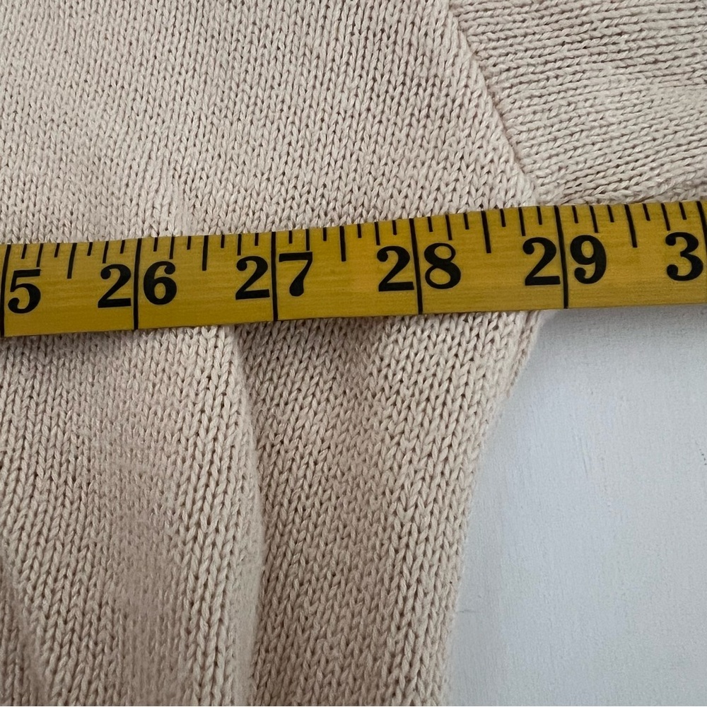 Cato Beige V-Neck Long Sleeve Sweater with Colorful Floral Knit Women’s 22/24W - Picture 7 of 9